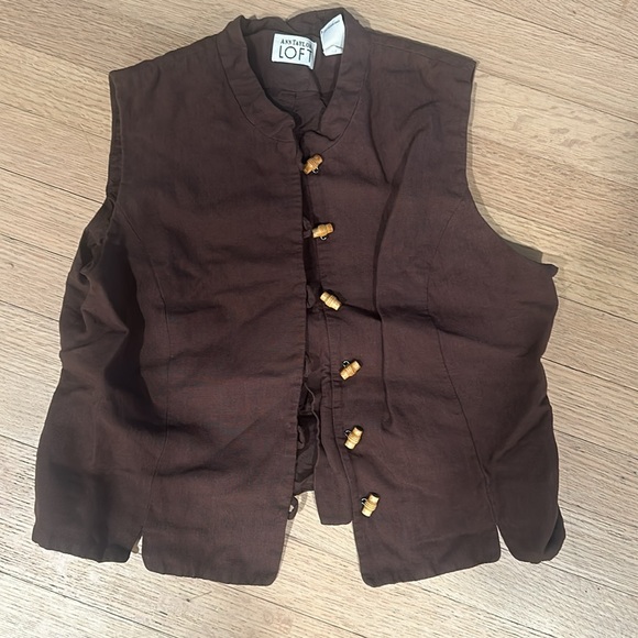 Vintage Ann Taylor Vest and Slacks Set - Picture 2 of 4